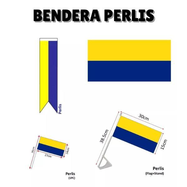 【SpendWithJoy】Bendera Perlis Hand Flag / Spring Flag / Car Flag ...