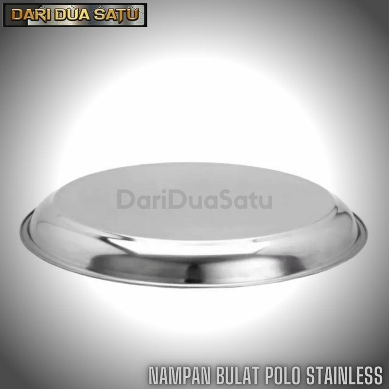 Nampan Bulat Stainless Steel 50 cm / Baking Tray Bulat 2