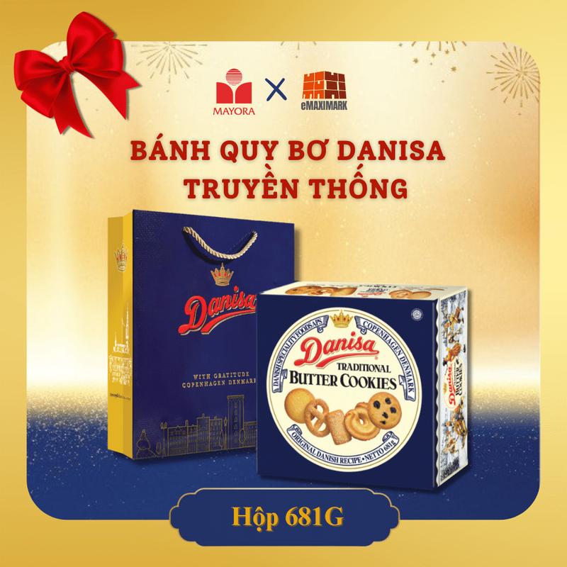  Bánh quy bơ Danisa Size lớn Hộp 681g  date mới  