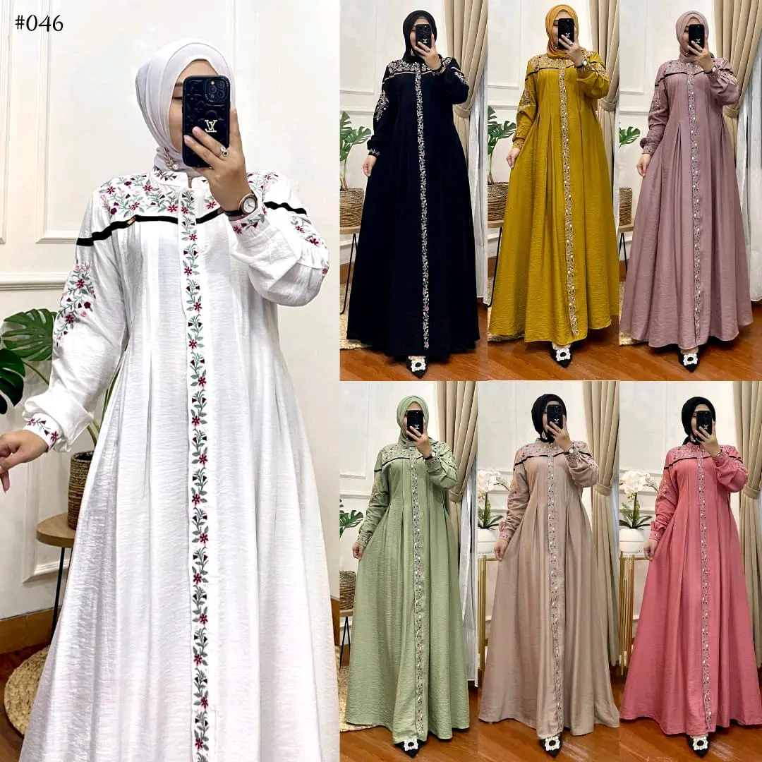 MA 046 G dress gamis raya