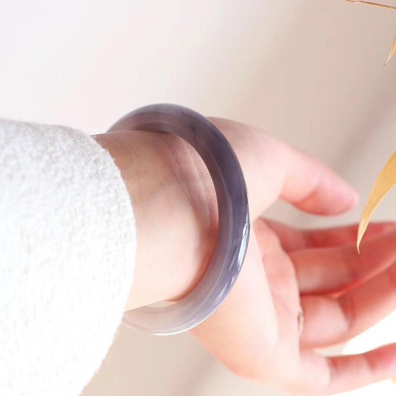 Gelang Giok Asli Tiongkok Garansi Asli Natural / Gelang Kesehatan 1