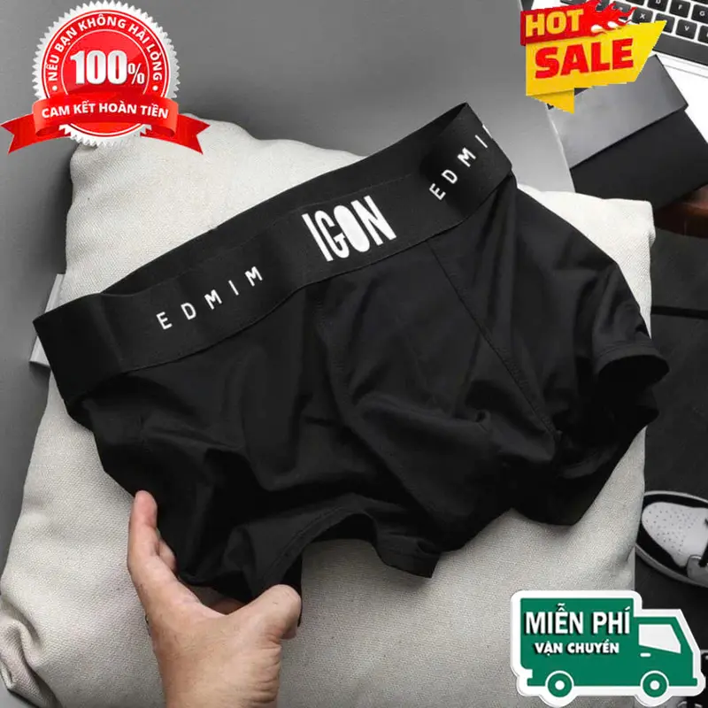 COMBO 5 Quần sịp nam boxer chất thun lạnh co giãn 4 chiều 0