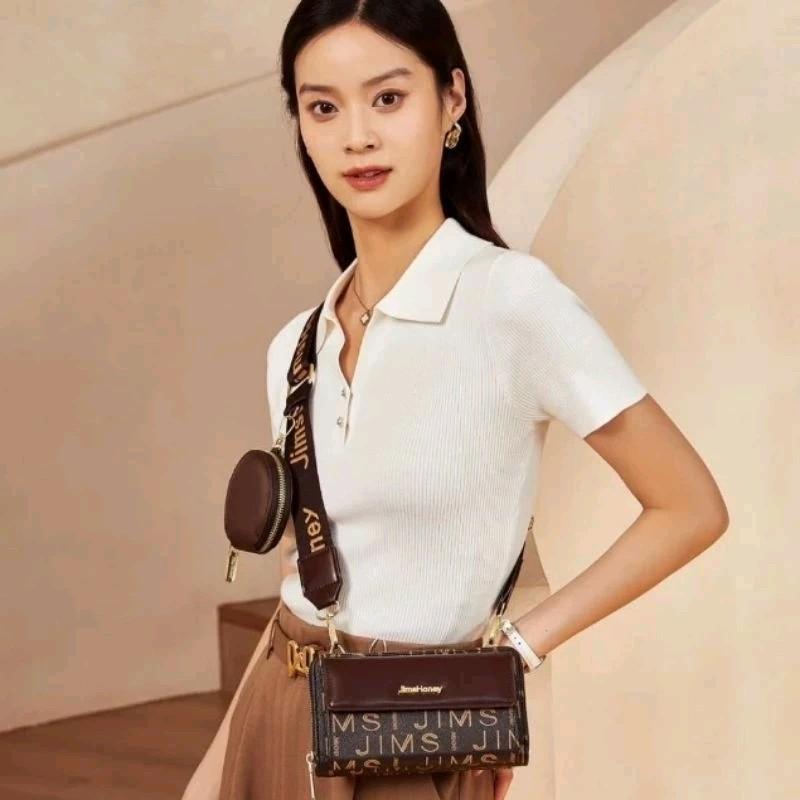 Jims Honey Mia Bag Tas Selempang Wanita Cewek Shoulder Bag Import Murah Kulit 1