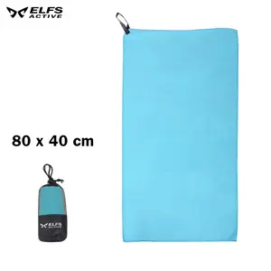 ELFS ACTIVE Handuk Microfiber Quick Dry Travelling Outdoor Microfiber Towel Handuk Olahraga Pria