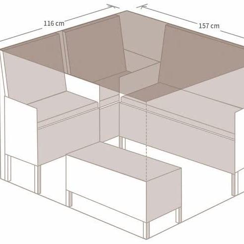 4 Seater Marylebone Garden Furniture Set With Glass Topped Table 3