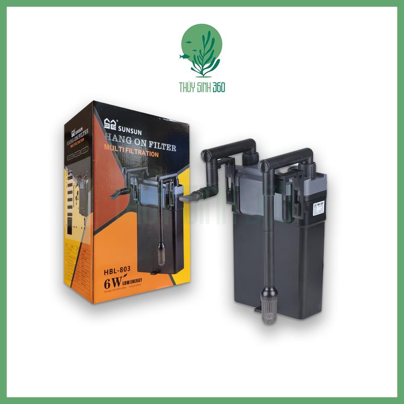 Lọc Treo SunSun HBL 803/ 802/ 801 - Sử Dụng Cho Hồ Cá Cảnh, Thủy Sinh - Vận Hành Bền Bỉ
