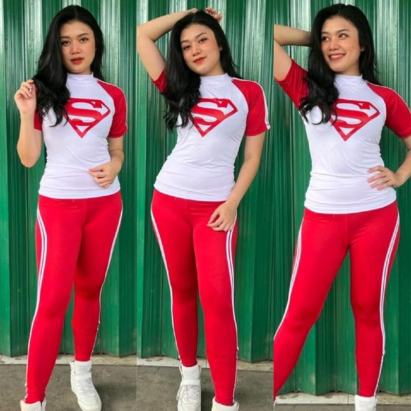 Setelan baju senam Sp/setelllan senam wanita celana panjang 1
