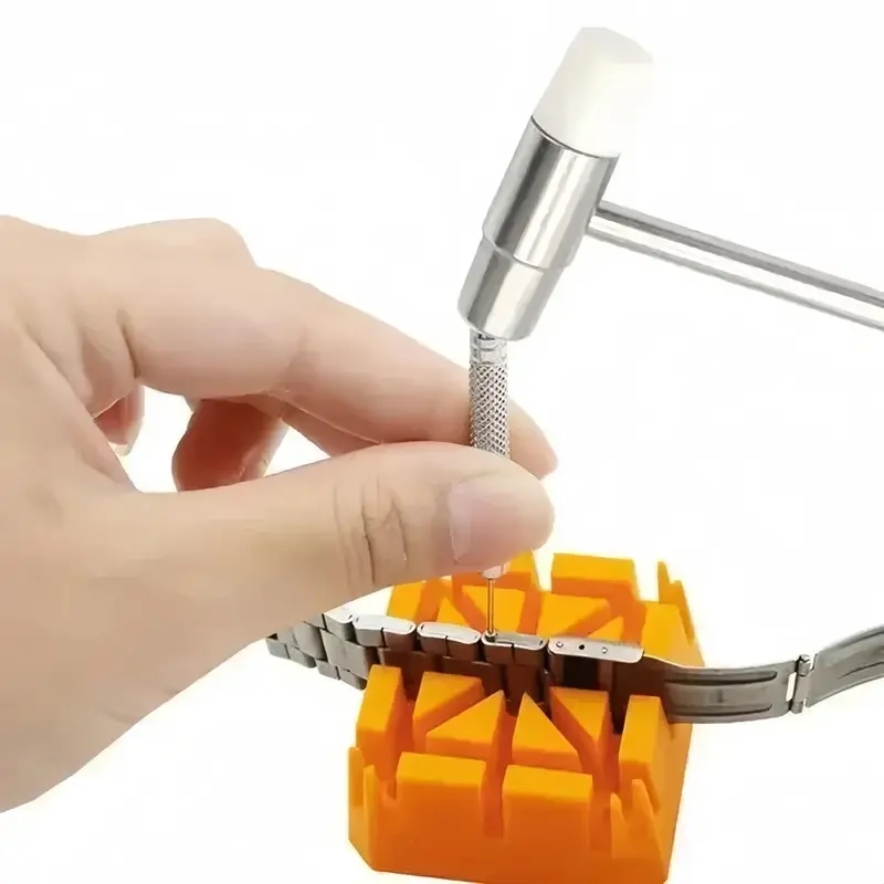 Watch Band Repair Tool Set, Watch Band Link Pin Remover, Professional Watch Band Link Pin Remover, Watch Repair Tool Set for Watch Lovers & DIY Enthusiasts 5