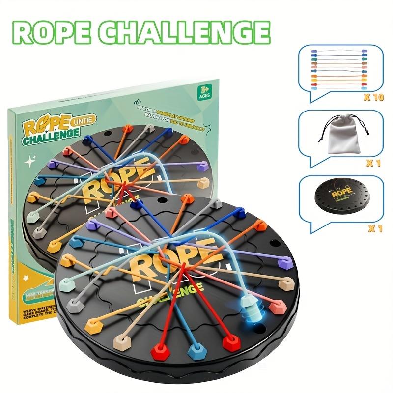 Teaser Rope Hand Line Brain teasers ropes game to unlock fun! Logic challenges for kids and ...