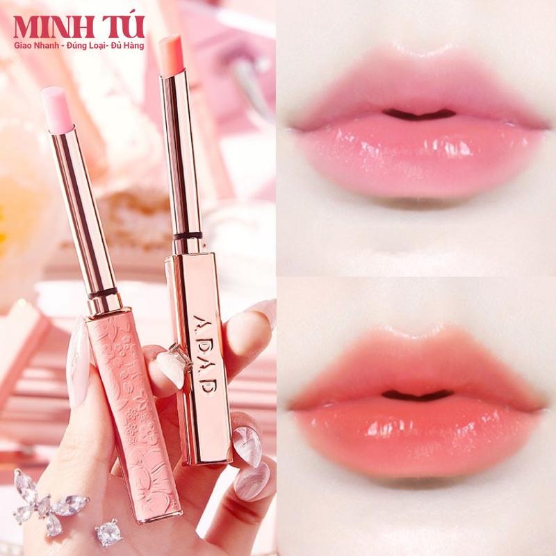 son dưỡng môi có màu ADAD son dưỡng có màu cho môi khô môi dưỡng hồng môi Ad130 Nữ Cho Bé Women