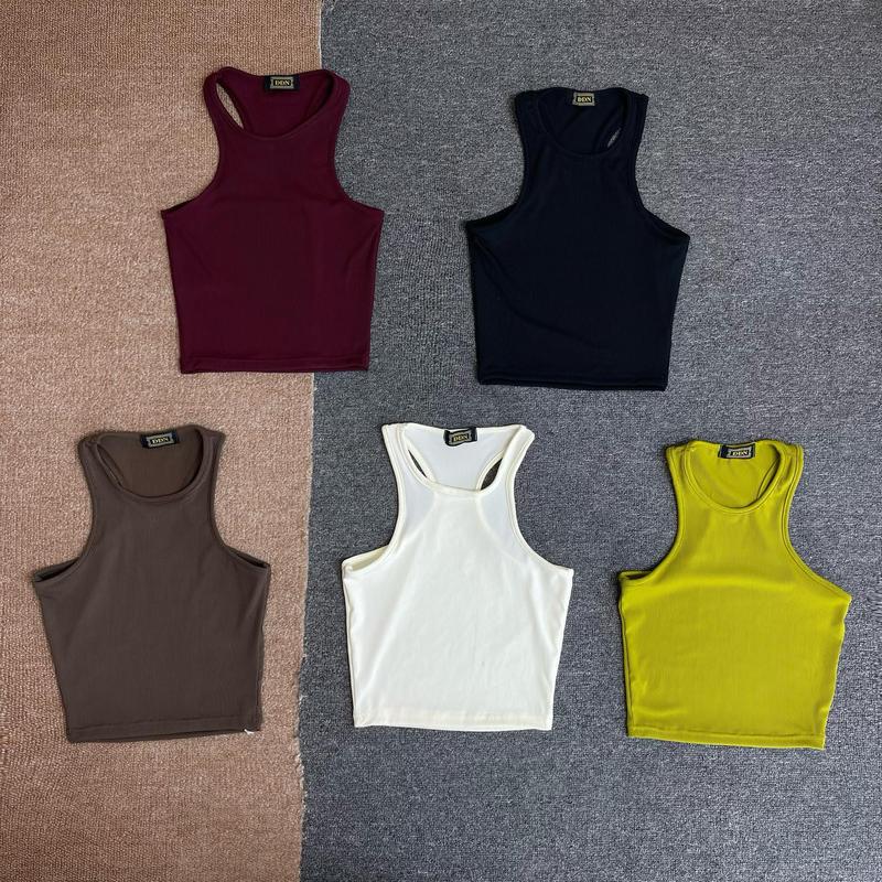 A56 - Áo Ba Lỗ Ngược Croptop Nhiều Màu Dáng Ngắn