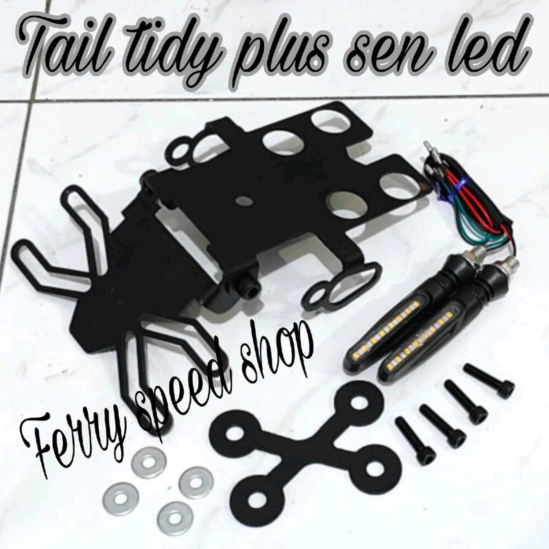 Paketan sen led running plus tail tidy Xsr 155 Xsr155 / Sein led plus dudukan plat belakang  Xsr155 Xsr 155 3