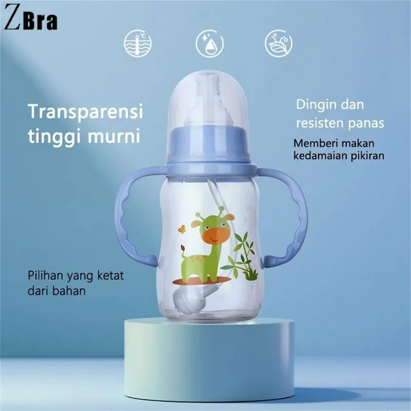 150ml Dot Nipple Standard Bottle Susu FREE Botol Dot Sillicone Nipple Botol Susu Bayi Assorted Standard XM-002 Accessories Minum 0