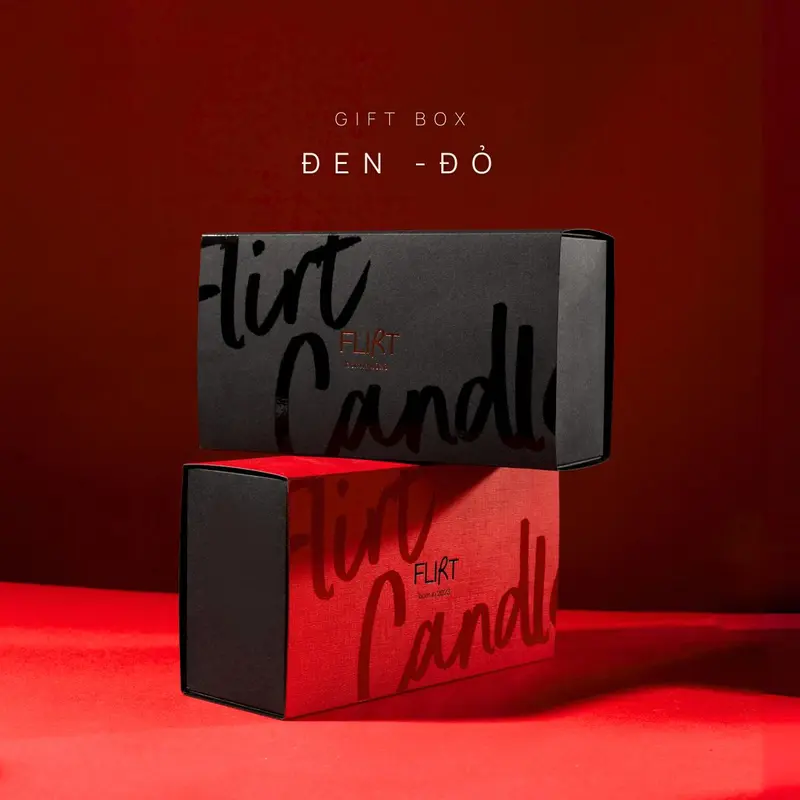 Set quà nến thơm phòng NẾN và HOA - Little Love - Flirt Candle tặng sinh nhật, lễ tình yêu an toàn, lành tính, thư giã, thoải mái tinh thần 1