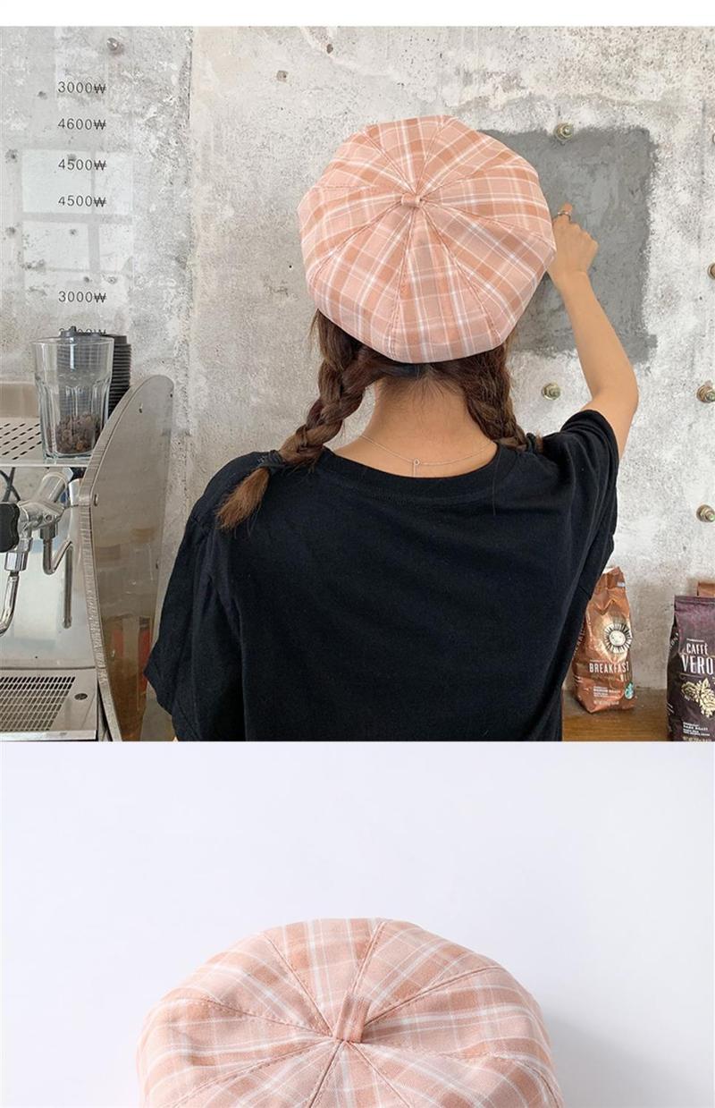 Product Introduction of Mũ Nồi, Nữ, Phong Cách Hàn Quốc, Dễ Phối Đồ, Mũ Họa Sĩ, Kẻ Sọc Nhật Bản, Ngọt Ngào Và Dễ Thương, Thời Trang Đơn Giản, Thích Hợp Cho Mùa Xuân Và Mùa Hè, Thời Trang Sinh Viên, 3-1116 6
