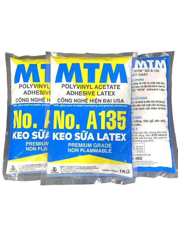 Keo sữa latex MTM No.135 - Dán gỗ Dán tường Dán Sàn Dán Simili Làm đồ handmade Đồ thủ công - Nguyên bịch 1KG giá tốt