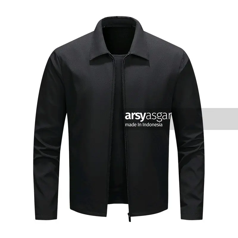 jaket pria formal polyester taslan