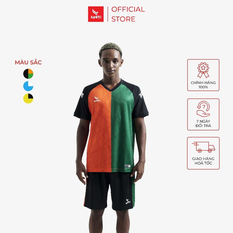 Bộ quần áo bóng đá Kamito Prematch 1 chất liệu Polyester mềm mại, khô nhanh, mát mẻ, bền bỉ, không nhăn  Nam Top Sport