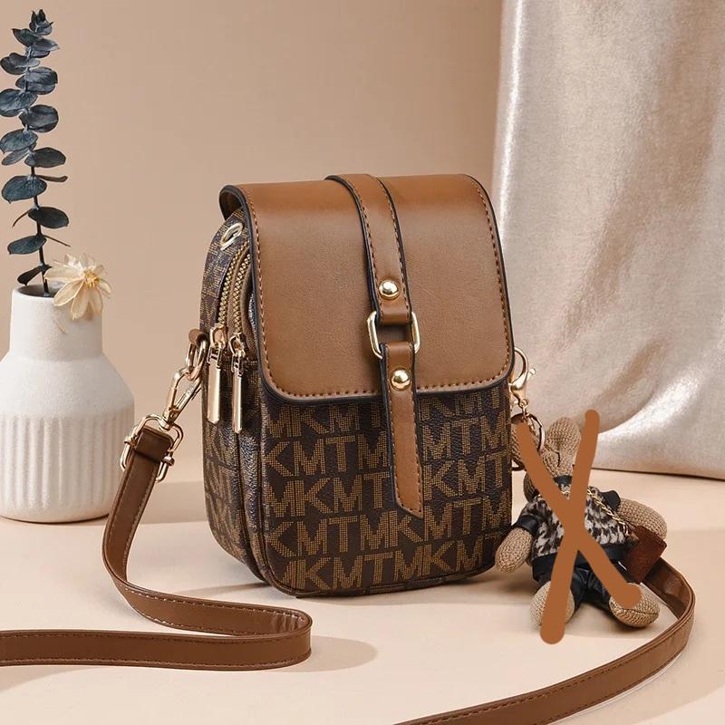 Product Introduction of Sling Bag Luka JMK | Tas Selempang Pocket Wanita Sling Bag JMK | Tas Selempang Handphone Wanita 2 Ruang Model Terbaru Tas Kecil Wanita Untuk Pesta Selempang Wanita Warna Hitam Cokelat Tan Putih Kulit PU 19