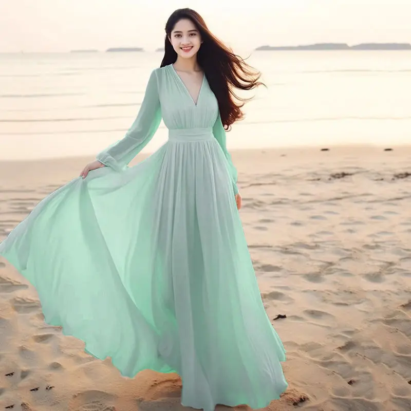 sachin and babi light blue dress Party Graduation Prom Fairytale Concept. Beautiful Brunette Young Woman in  Blue Prom Dress with Lilac Bouquet on Nature Stock Photo