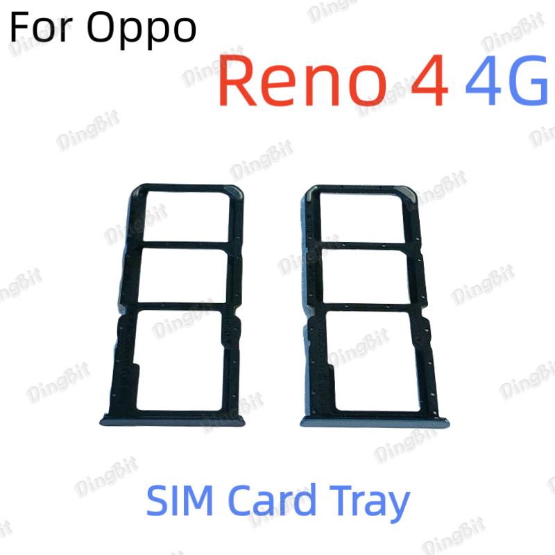 Khay thẻ Sim, cho Reno 4 4G, khe cắm thẻ, bộ phận thay thế, để bảo vệ thẻ Sim