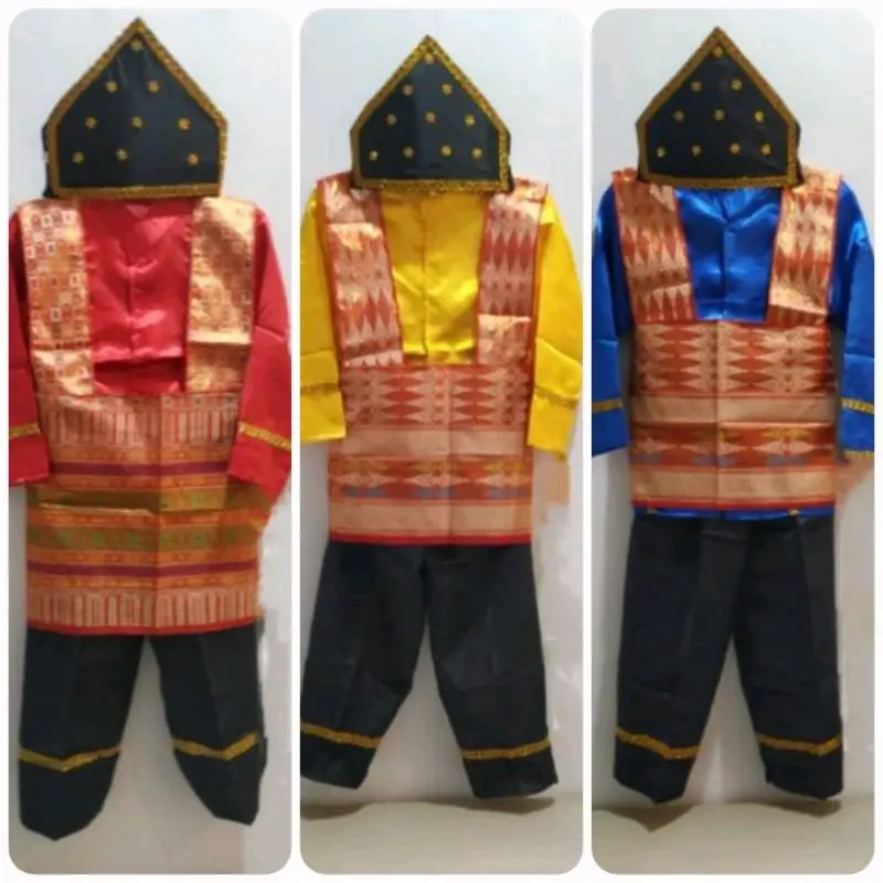 Baju Adat Aceh Tari Saman Anak Laki TK SD