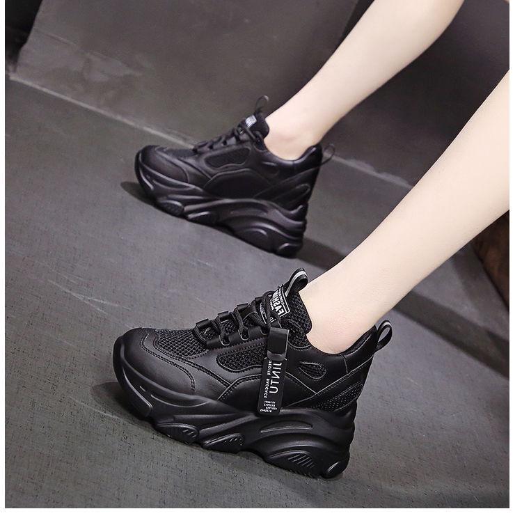 Product Introduction of Giày Lưới Thoáng Khí Cho Nữ, Giày Thể Thao Mới, Dad Shoes Đế, Giày Trắng Thường Ngày Đế Tăng Chiều Cao Mùa Lò Xo 2023 6