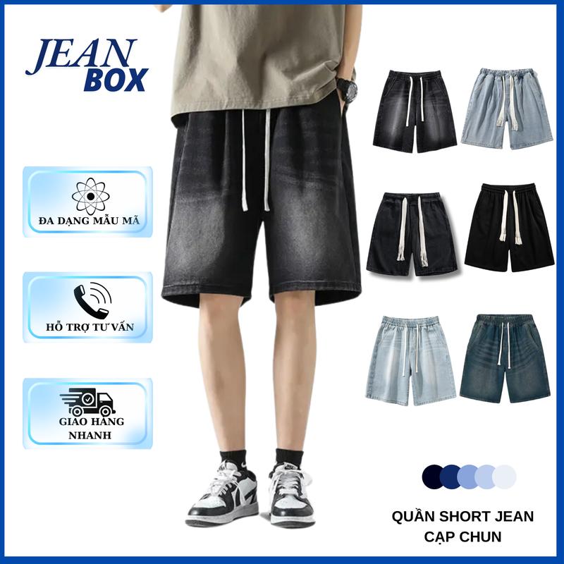 Quần short ống rộng nam nữ JEAN BOX S2 nhiều màu sắc mẫu mã trẻ trung Menswear Ong Có Túi Có Túi