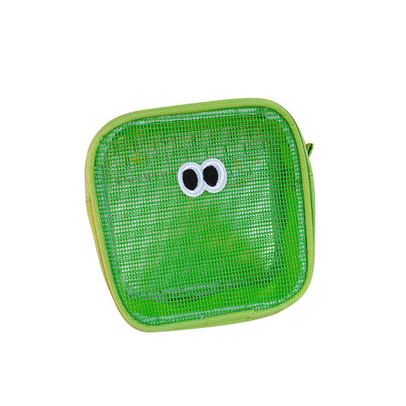 Product Introduction of Túi Đựng Mỹ Phẩm Lưới Trong Suốt, Màu Pastel Mới, Thiết Kế Mắt To Dễ Thương, Hộp Đựng Đồ Trang Điểm, Túi Trang Điểm Kawaii, Hộp Đựng Đồ Trang Điểm Cầm Tay, Túi Đựng Đồ Vệ Sinh Cá Nhân Nam Tim Bag Kem Da 17