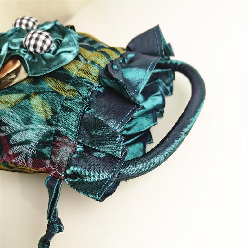 Product Introduction of vomic Fashion Embroidered Flower Women Handbags Ethnic Style Top Handle Bucket Bag Handmade Cosmetic Bag for Women 15