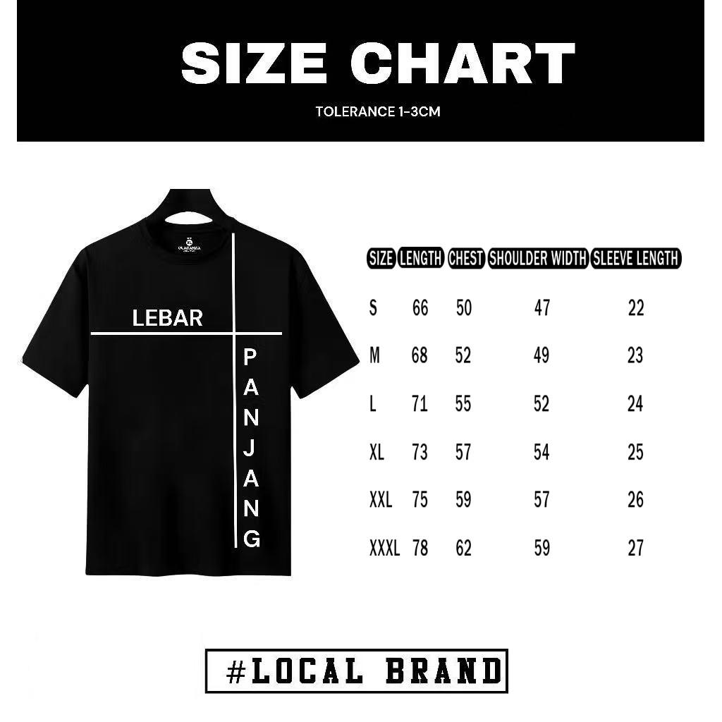 Kaos Unisex Oversize Katun 220gsm – T-Shirt Gaya Amerika Sablon Print Agus Hindia Premium Streetwear