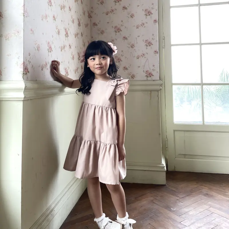 MOONJOY MARYJANE DRESS - dress baju anak perempuan casual pita ruffle ulang tahun pesta 6