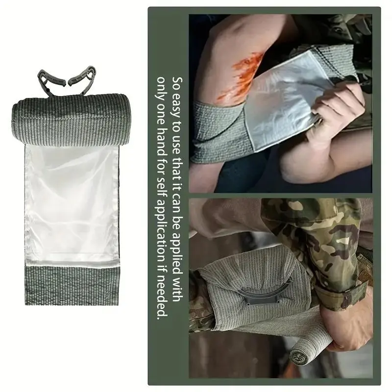 Emergency Bandage, Emergency Trauma Kit, Emergency Bandage Bag, Emergency Medical Supplies for Home, Office, Car, Outdoor 2