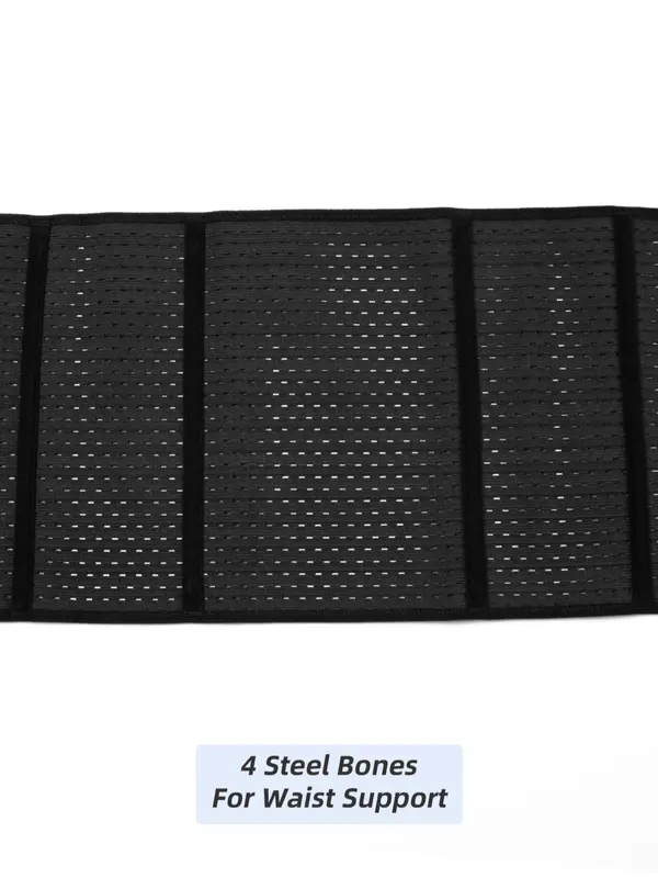 Men's Adjustable Hook & Eye Waist Trainer, Breathable High Stretch Shaper, Tummy Control Shaper for Men 6