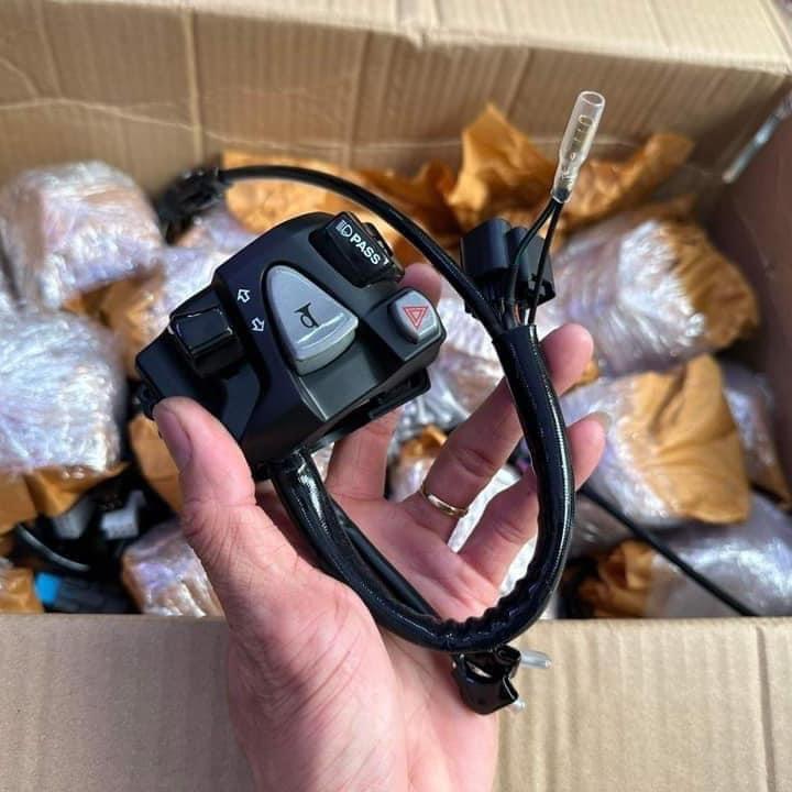 Cùm TRÁI CB650r chính hãng, ( câu zắc - chưa câu zắc ) cho vario 150/160/160 ABS, sonic, satria, ex150, ex155 2