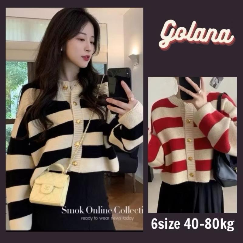 ￼Áo khoác len Cardigan dệt kim crotop cổ tròn, Áo khoác nhẹ tay dài xinh xắn cho nữ Joyi (có bigsize)