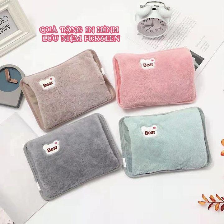 Túi chườm nóng, túi sưởi đau bụng gấu bear cắm điện DETI SHOP