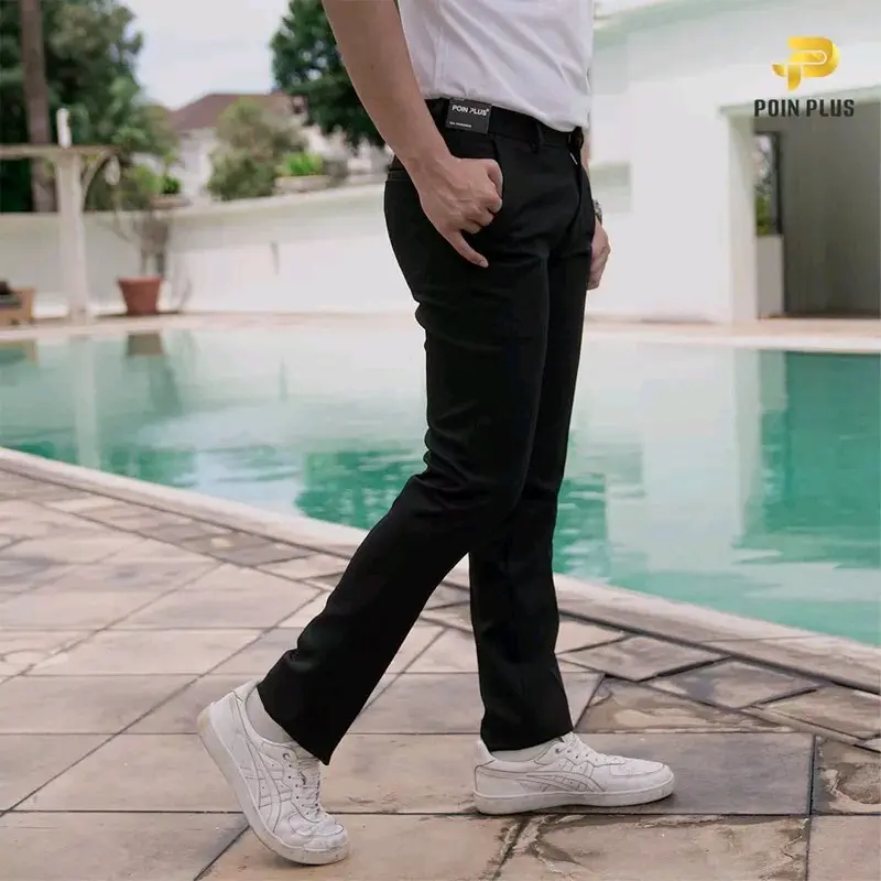 ready stok celana pormal pria//celana poin plus slimfit//bahan woll standar slimfit Formal