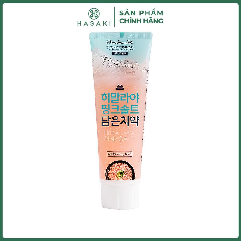 Kem Đánh Răng Bamboo Salt Muối Hồng Himalaya Bạc Hà Mát Lạnh 100g | HASAKI BEAUTY