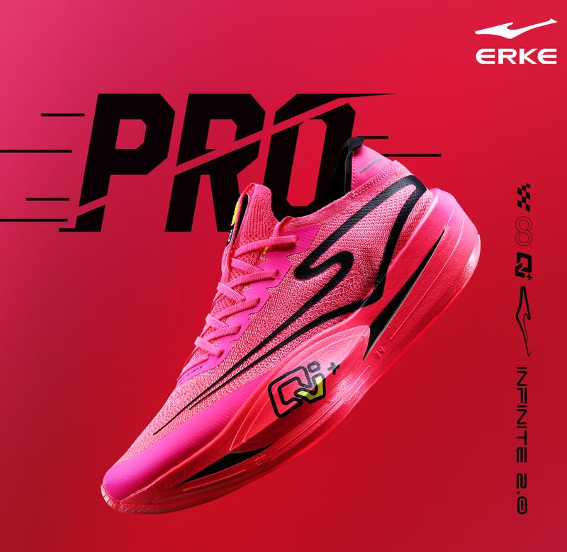 [Dòng Cao cấp] ERKE Giày chạy đua Nam Full đế Carbon INFINITE PRO chạy Marathon chuyên nghiệp,  giày thể thao Sport running cao cấp 11124103005 Sneaker Chạy Bộ