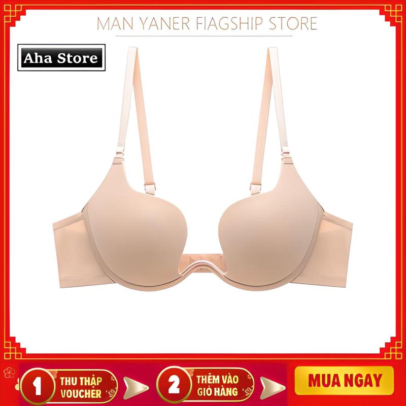Áo lót mặc váy đầm hở lưng AU02, Bra Nữ khoét sâu có gọng