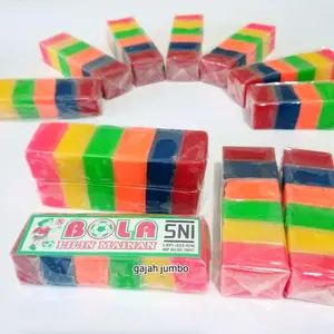 Refill Lilin Plastisin Mainan Malam 6 Warna Warni Anak Murah