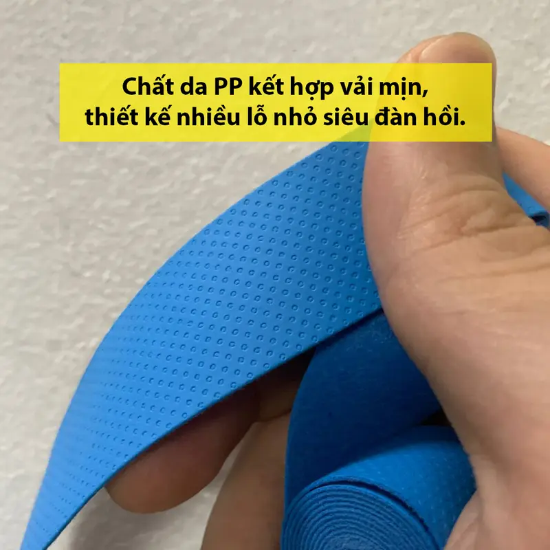 Quấn vợt cầu lông da PP cao cấp, bề mặt tích hợp lỗ thoát khí, tăng độ bám vượt trội, quấn cán vợt cầu lông, tennis Sport Bi 5