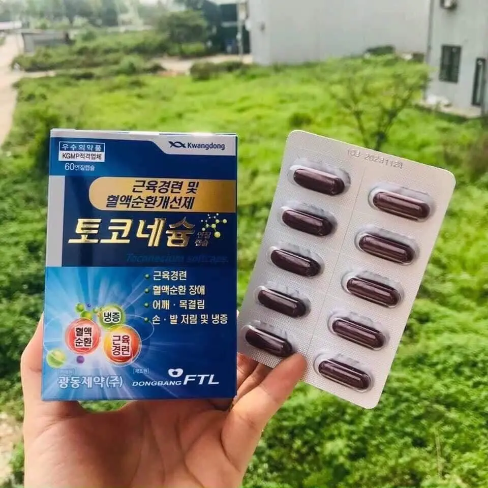 Viên UỐNG Hỗ Trợ Tê Bì Chân Tay Kwangdong Hàn Quốc