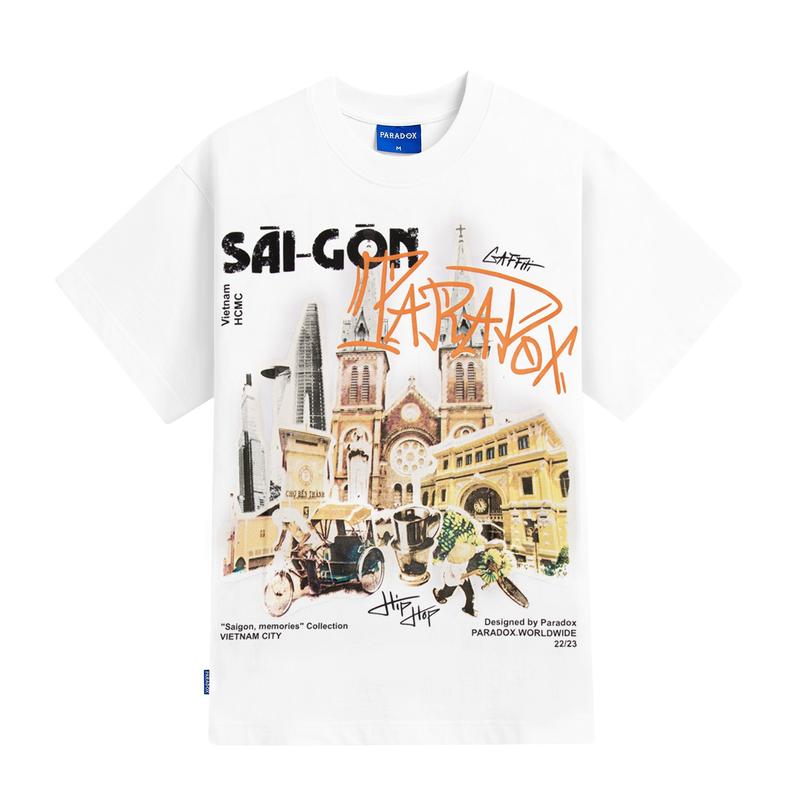 Áo thun SAIGON SPOTS Cotton PARADOX AT4P1003