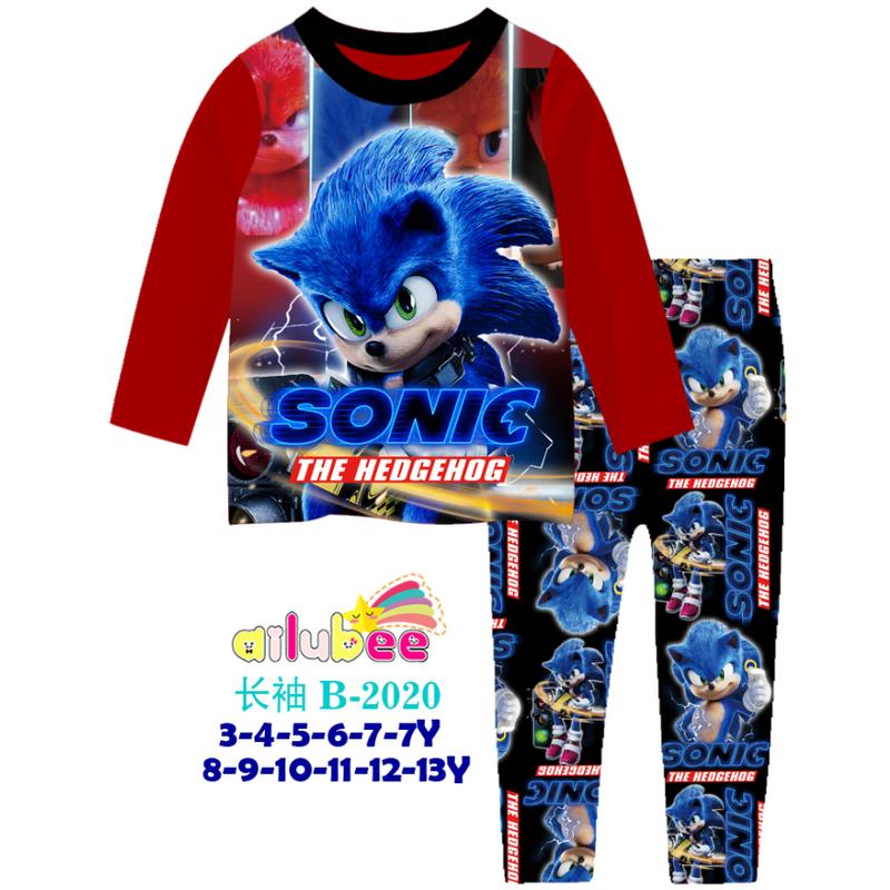 [READY] Baju Tidur Piyama Anak Laki-laki Import Ailubee A B - 2020 SONIC Kids Fashion 2