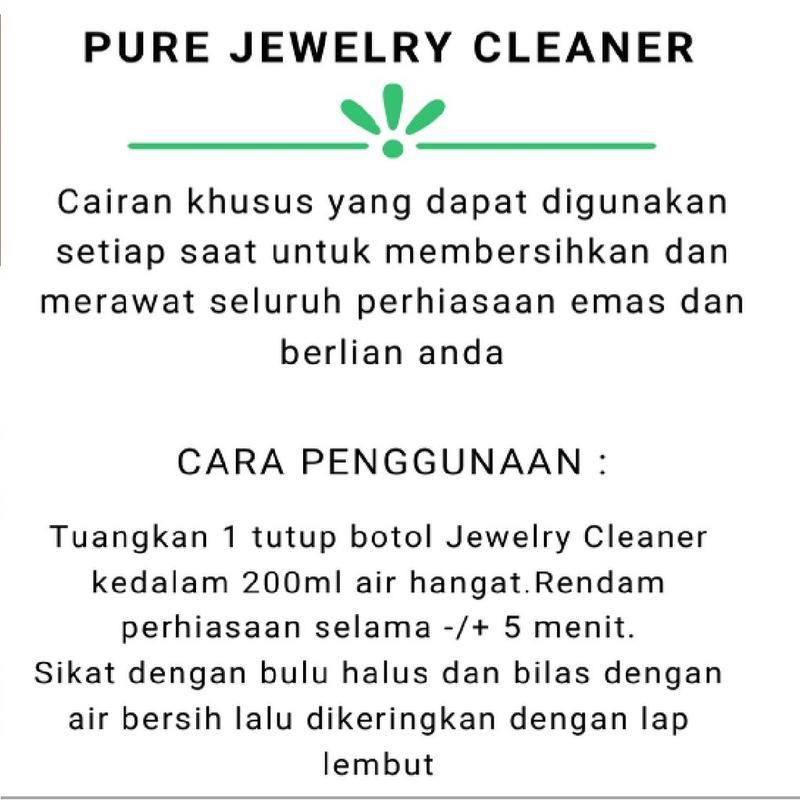 CAIRAN PEMBERSIH PERHIASAN / CAIRAN PEMBERSIH EMAS / JEWELLERY 100 ML 3