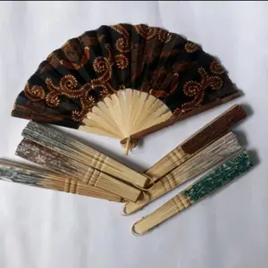 Kipas Tangan Motif Batik Jumbo Promo Rumah Tasik Bambu Kain