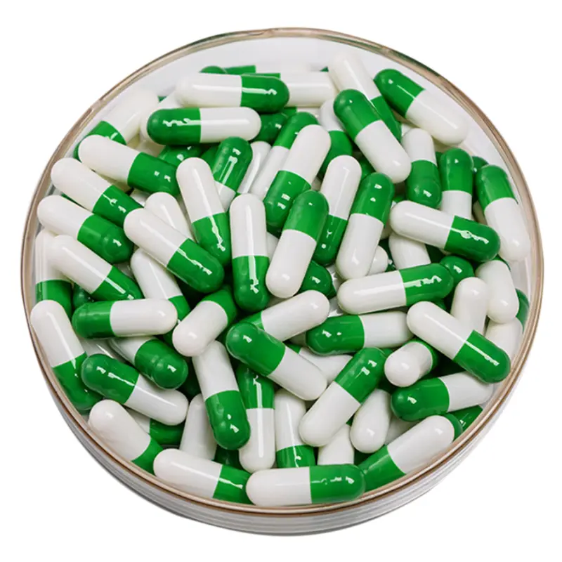 Vỏ viên nang bột y tế, 1000 chiếc, trong suốt, rỗng, với gelatin, Rỗng và tách biệt 0