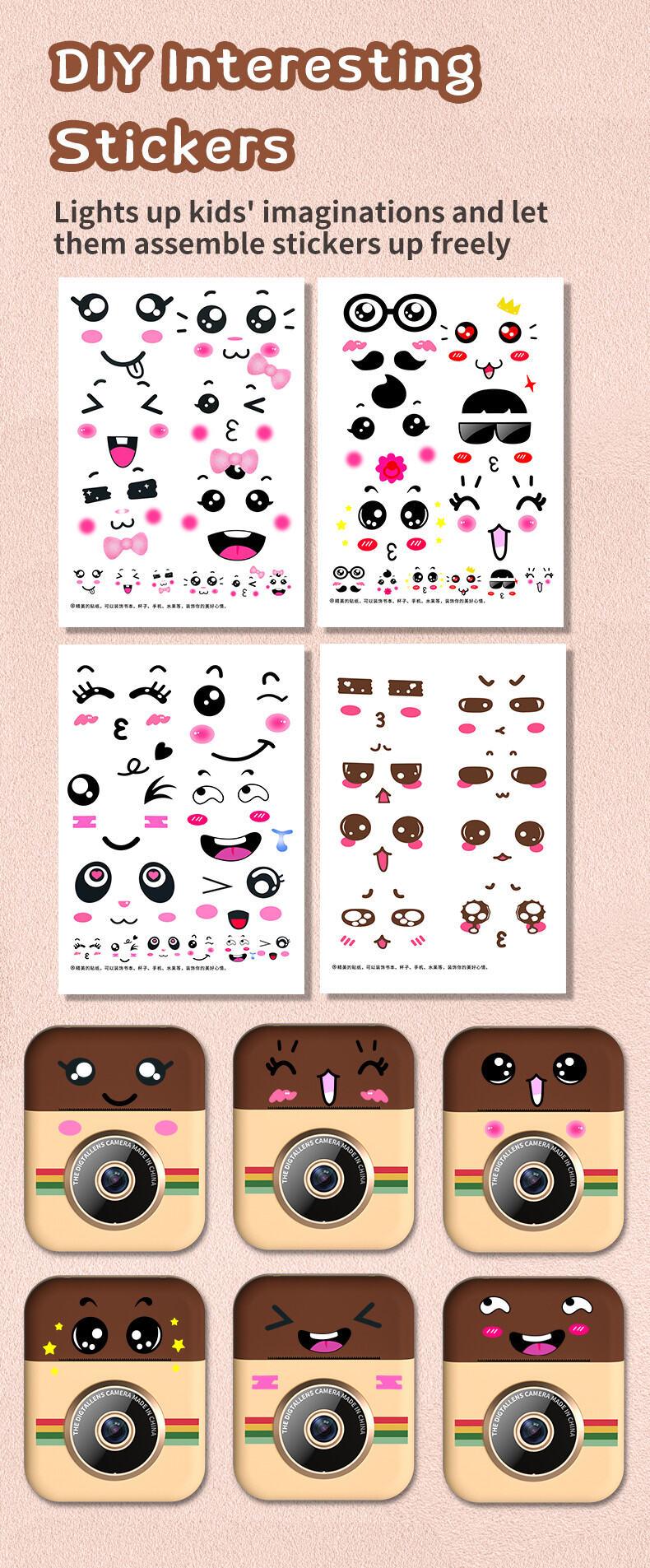 Product Introduction of HD Instant Camera Video Recording Dual Lens Thermal Paper Photo Printing Birthday Gift Boys Girls Toys Digital Kids Camera 24